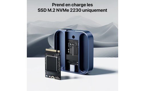 Boîtier SSD M.2 NVMe 2230 USB-C Acasis pour iPhone 15/16 Pro/Pro Max