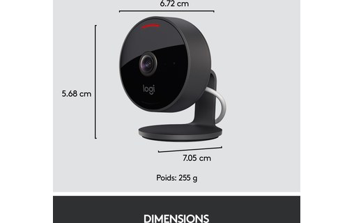 Caméra de surveillance extérieure WiFi - Logitech Circle View