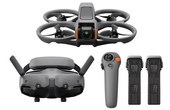 Drone DJI Avata 2 Fly More Combo avec trois batteries Gris et noir