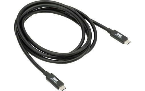 Câble Thunderbolt 4 / USB-C / USB4 - OWC - 40 Gbit/s - 100 W - 2 m - Noir