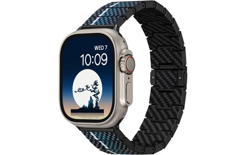 Bracelet Pitaka Poetry of Things Moon pour Apple Watch Series 1-9, SE, Ultra 1-2