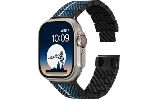 Bracelet Pitaka Poetry of Things Moon pour Apple Watch Series 1-9, SE, Ultra 1-2