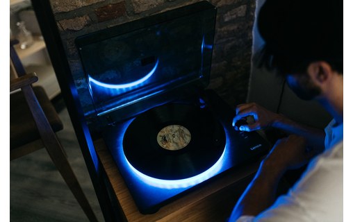 Platine Vinyle LENCO LS-50LEDBK - Noire