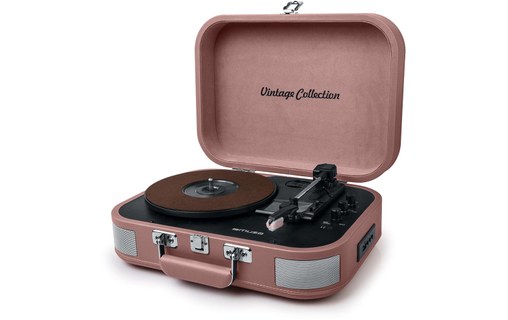Platine Vinyle Muse MT-201 BTP - Noire Rose, Bluetooth
