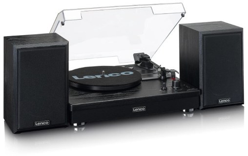 Platine Vinyle LENCO LS-101BK - Noire, Bluetooth