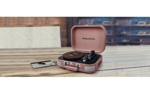 Platine Vinyle Muse MT-201 BTP - Noire Rose, Bluetooth