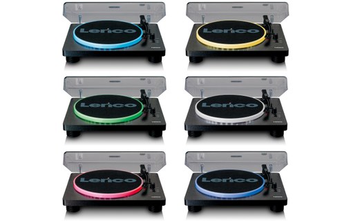 Platine Vinyle LENCO LS-50LEDBK - Noire