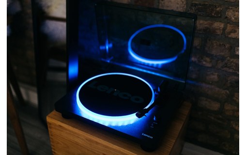 Platine Vinyle LENCO LS-50LEDBK - Noire