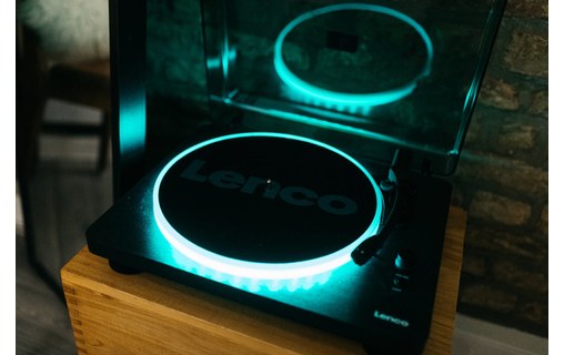 Platine Vinyle LENCO LS-50LEDBK - Noire