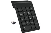 Eko Clavier Numérique Sans Fil 18 Touches Silencieux avec Inclinaison de 15° Noi