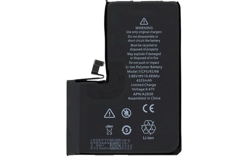 Batterie de remplacement pour iPhone 14 Pro Max - 4323 mAh