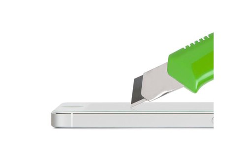 Moshi iVisor Glass Blanc - Protection écran en verre renforcé iPhone 5/5s/5c/SE