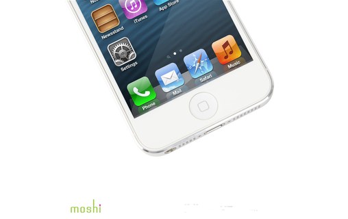 Moshi iVisor XT Blanc - Film de protection écran pour iPhone 5/ 5s / 5c / SE