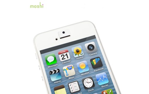 Moshi iVisor XT Blanc - Film de protection écran pour iPhone 5/ 5s / 5c / SE