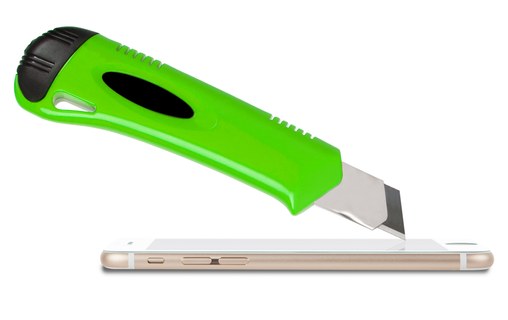 Moshi iVisor Glass Blanc Protection écran en verre renforcé iPhone 6+ / 6s Plus