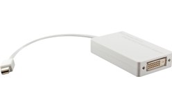 Adaptateur Mini DisplayPort 3-en-1 vers HDMI, DVI et DisplayPort