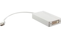 Adaptateur Mini DisplayPort 3-en-1 vers HDMI, DVI et DisplayPort