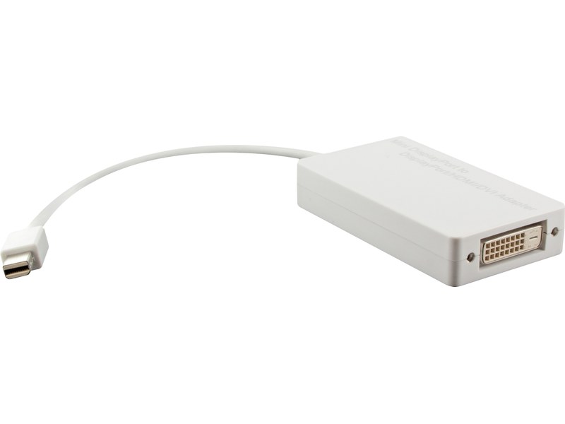 Mini DVI/Mini DisplayPort mâle vers DVI-D dual link 24  smartprotectors 1 mâle/Câble adaptateur pour MacBook Pro & Air longueur du câble  1,8 m en blanc 