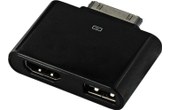 Adaptateur Vidéo HDMI 1080p pour iPad 1&2, nouvel iPad, iPhone 4, iPod touch 4G