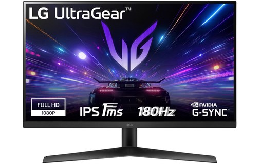 Écran Gaming 27" LG UltraGear 27GS60F-B - 180 Hz