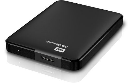 Western Digital WD Elements Portable 1 To - Noir - Disque dur externe
