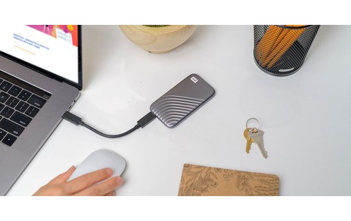 Western Digital My Passport 4 To Gris - SSD externe USB-C