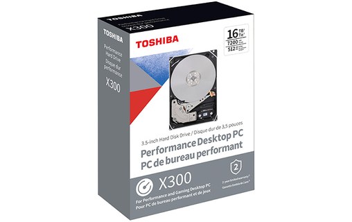 Toshiba X300 18 To - Disque dur 7200 tr/min - HDWR51JUZSVA