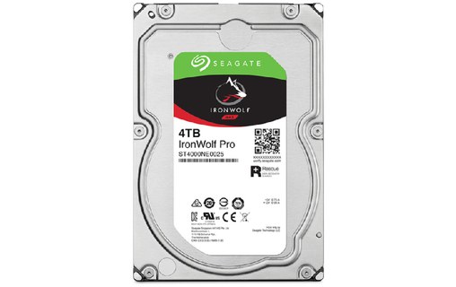 Seagate IronWolf Pro 4 To - Disque dur 7200 tr/min pour NAS - ST4000NT001