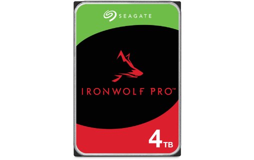 Seagate IronWolf Pro 4 To - Disque dur 7200 tr/min pour NAS - ST4000NT001