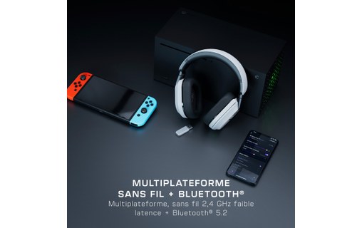 Casque gaming sans fil Turtle Beach Stealth 600 pour Xbox Series X/S, Blanc