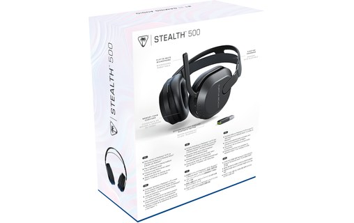 Casque gaming sans fil Turtle Beach Stealth 500 pour PS5, Noir - Bluetooth