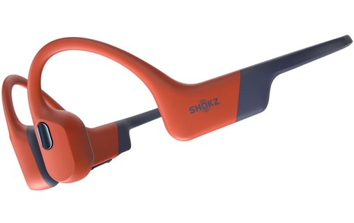 Casque Bluetooth à conduction osseuse Shokz OpenSwim Pro Noir, Rouge