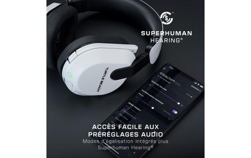 Casque gaming sans fil Turtle Beach Stealth 600 pour Xbox Series X/S, Blanc