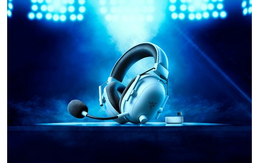Casque gaming sans fil Razer BlackShark V2 Pro pour PS5, Blanc - Bluetooth