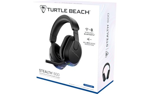 Casque gaming sans fil Turtle Beach Stealth 600 pour PS5, Noir - Bluetooth