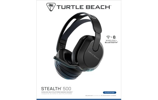 Casque gaming sans fil Turtle Beach Stealth 500 pour PS5, Noir - Bluetooth
