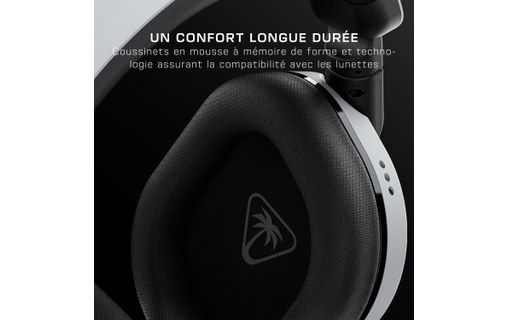 Casque gaming sans fil Turtle Beach Stealth 600 pour PS5, Blanc - Bluetooth
