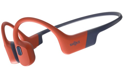 Casque Bluetooth à conduction osseuse Shokz OpenSwim Pro Noir, Rouge