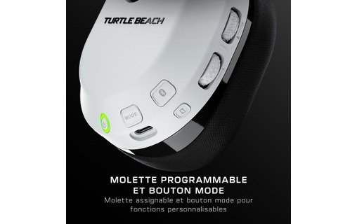 Casque gaming sans fil Turtle Beach Stealth 600 pour PS5, Blanc - Bluetooth