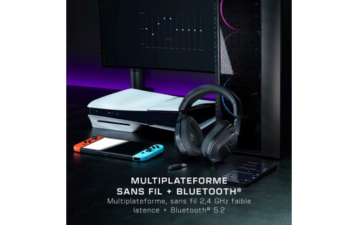 Casque gaming sans fil Turtle Beach Stealth 600 pour PS5, Noir - Bluetooth