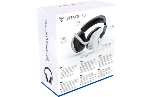 Casque gaming sans fil Turtle Beach Stealth 600 pour PS5, Blanc - Bluetooth