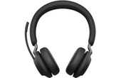 Micro-casque sans fil Jabra Evolve2 65 Link 390a MS Teams Stereo, Noir - USB