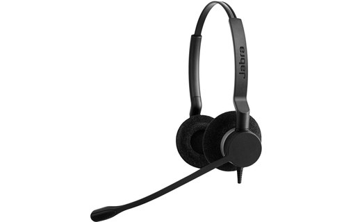 Micro-casque sans fil Jabra Biz 2300 QD Duo, Noir - Bluetooth, USB