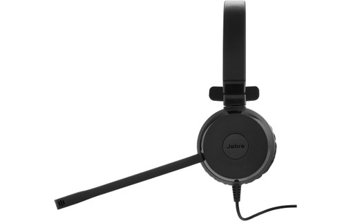 Micro-casque Jabra Evolve 30 II UC Mono, Noir - Jack 3,5 mm, USB