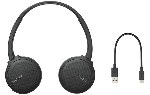 Casque Bluetooth Sony WH-CH510, Noir