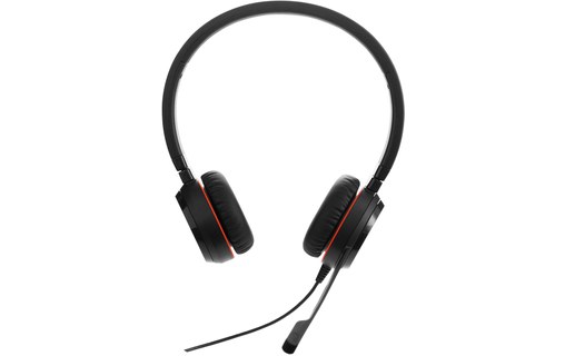 Micro-casque sans fil Jabra Evolve 20SE UC Stereo, Noir - Bluetooth, USB