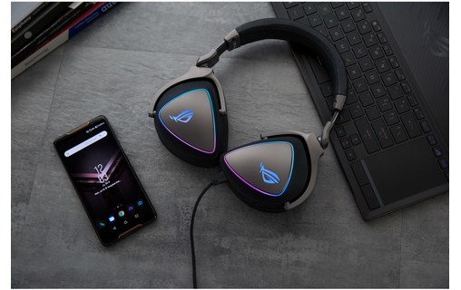 Casque gaming Asus ROG Delta, Noir