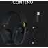 Casque gaming sans fil Logitech G435, Noir - Bluetooth