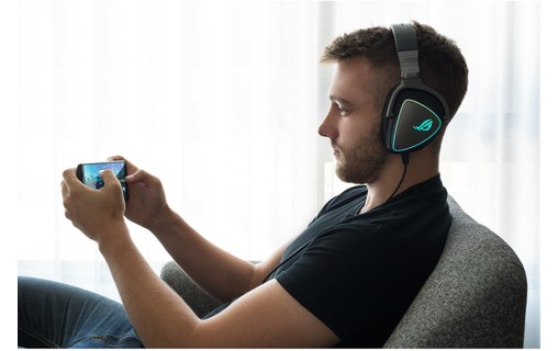Casque gaming Asus ROG Delta, Noir