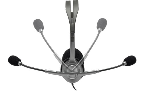 Micro-casque Logitech H111, Gris - Jack 3,5 mm